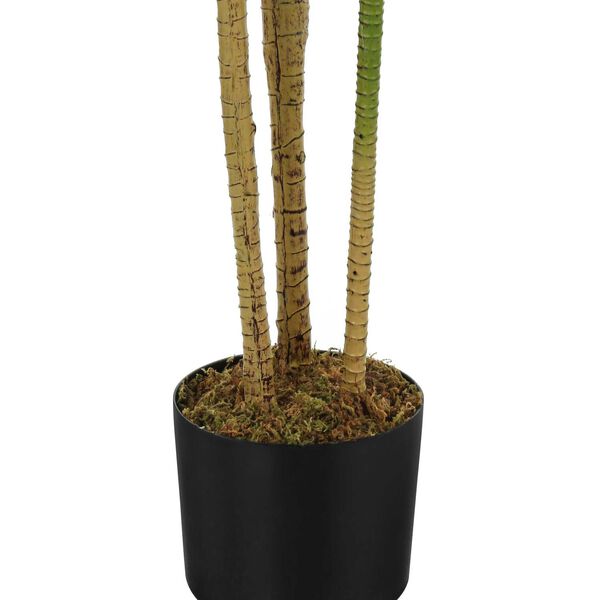 Black Green 51-Inch Indoor Faux Fake Floor Potted Real Touch Artificial Plant, image 3